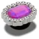 Jibbitz Gorgeous Purple Gem Stift
