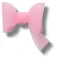Jibbitz Pink Asymmetrical Bow Stift