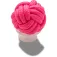 Jibbitz Pink Knotted Puff Stift