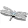 Jibbitz Spillo Silver Dragonfly