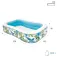 Intex Tropical 229x152x48 cm rectangular inflatable pool