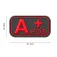 Jtg Bloodtype A Pos rubber patch