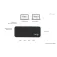 I-tec Universal KVM 2 USB 2 USB C 이더넷 허브