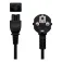 Nanocable Cordon d´alimentation CEE7 Acodado/M-C5/H 3 m