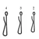 Expert predator Clip Knotless Connector 10 unitats
