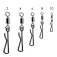 Expert predator Knotless Connector Snap-svivel