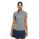 adidas Solid Performance Korte mouw poloshirt voor dames