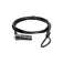 Conceptronic CUSTODIO01BS 1.8 m Laptop Security Cable