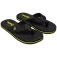 Black cat Logo flip-flops