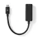 Nedis 3.2 Gen 1 2.5Gbps 0.2 m USB-C-ethernet-sovitin