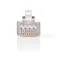 Nedis CCGB89307ME CAT6 keystone conector