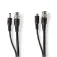 Nedis CCTV-sikkerhetskabel BNC/DC PVC 20 m