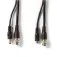 Nedis CCTV-säkerhetskabel BNC/DC PVC 20 m