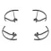 Dji Ryze Tello Propellerschutz-Set
