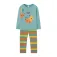 Boboli Ribbed Striped Langarm-Pyjama