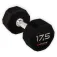 Olive Rubber Pro-Style 12.5kg dumbbell