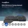 Nedis Teclat gaming GKBD400BKUS