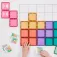 Connetix Pastel Square 건설 게임 40 조각