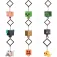 Paladone Minecraft assorted Keychain
