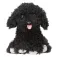 Topmodel Plush Dog Black bamse