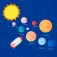 Legami Solar System-Space 지우개