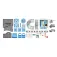 Wellhome Joc d´Aparcament de Cotxes Assortit