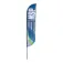 Nsp Drapeau Beach set blue & white logo
