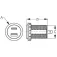 Seadog line Dual USB power socket with light 6A