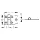 Seadog line Short side door hinge 2 units