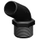 Trudesign Conector de codo de 120º 38 mm