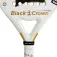 Black crown Piton White padelracket