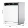 Cecotec Bolero Aguazero 6210 Third-Rack Dishwasher 15 place settings
