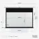 Iggual 203X114 cm Projector