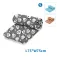 Nobleza Panda Pattern blanket assorted
