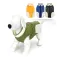 Nobleza Solid Color Padded dog jacket assorted