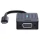 Rapoo UCA-1003 USB-C til VGA-adapter