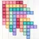 Connetix Pastel Rectangle 건설 게임 24 조각