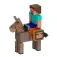 Minecraft Steve and Donkey figur