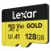 Lexar MicroSDXC Gold Series UHS-II 128GB V60 memory card