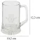 Real betis 280ml Bierpul