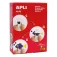 Apli Square school stickers assorted