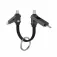 Muvit for change Keyring Multiconector USB-A to USB-C cable