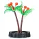 Nobleza Plastic Palm Tree Aquarium Decoration assorted