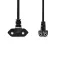 Nedis Cable de extensión CEGL11075BK30 3 m