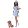 Barbie Boneca morena com cão e visuais a combinar
