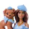 Barbie Boneca morena com cão e visuais a combinar