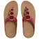 Fitflop Halo Bead Circle Metallic Toe Post sandals