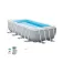 Intex Filter Pump And Ladder Prism Frame Rectangular Pool