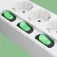 Tm electron Regleta TMUAD554 amb interruptor