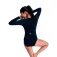 Roxy ERJWR03918 Essentials 여성용 롱슬리브 백지퍼 쇼티